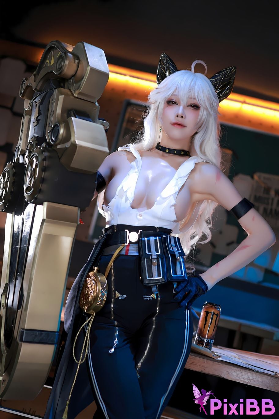 Cosplay ShuimiaoAqua Mingchao Zanni PixiBB.COM 003