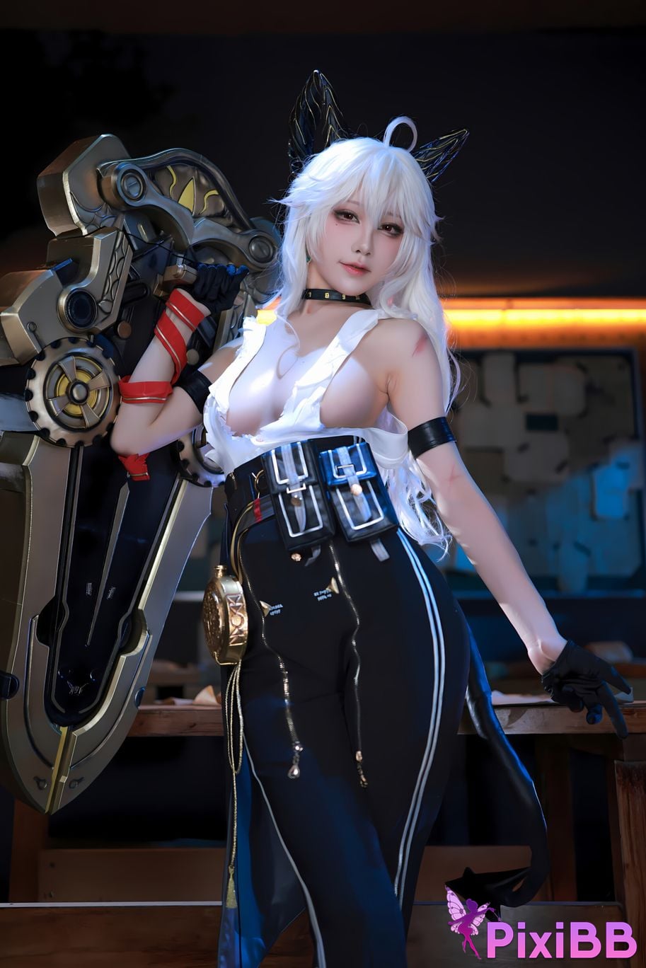 Cosplay ShuimiaoAqua Mingchao Zanni PixiBB.COM 007