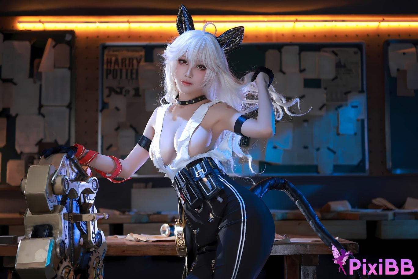 Cosplay ShuimiaoAqua Mingchao Zanni PixiBB.COM 011