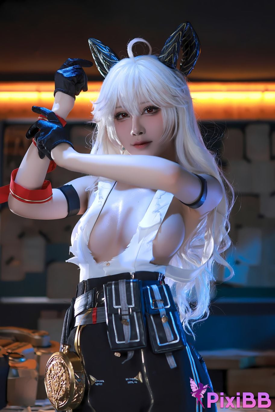 Cosplay ShuimiaoAqua Mingchao Zanni PixiBB.COM 014