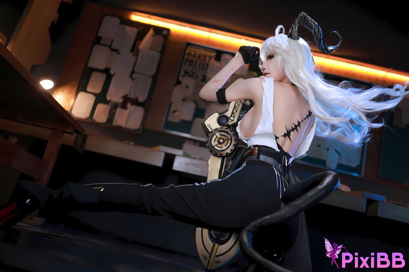 Cosplay ShuimiaoAqua Mingchao Zanni PixiBB.COM 016