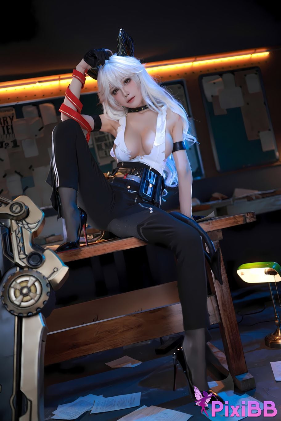 Cosplay ShuimiaoAqua Mingchao Zanni PixiBB.COM 020