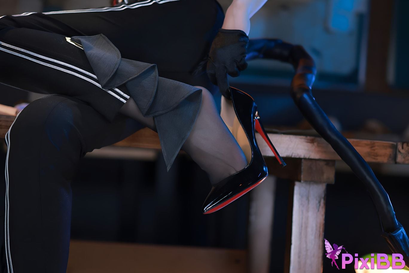 Cosplay ShuimiaoAqua Mingchao Zanni PixiBB.COM 024