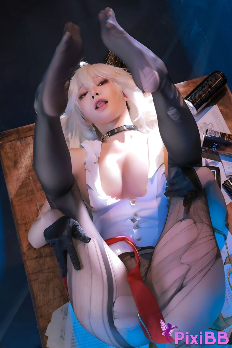 Cosplay ShuimiaoAqua Mingchao Zanni PixiBB.COM 034