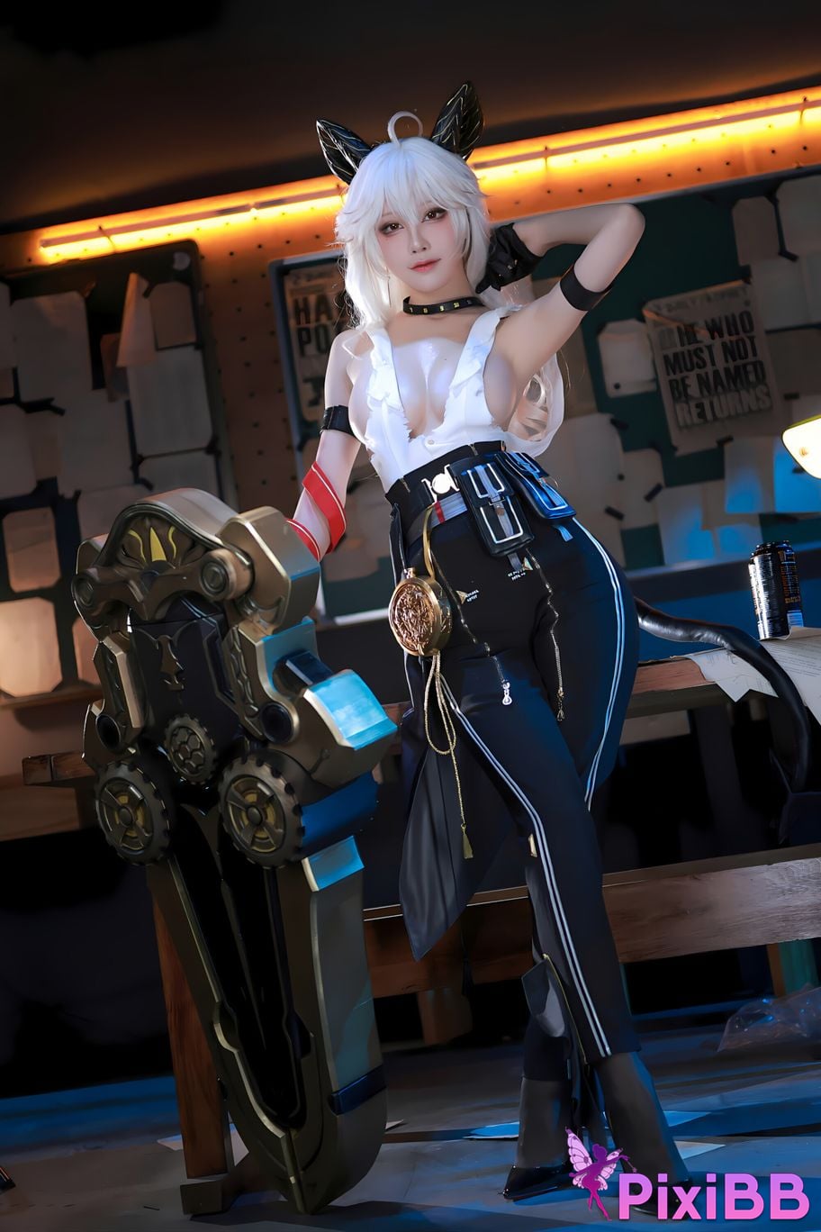 Cosplay ShuimiaoAqua Mingchao Zanni PixiBB.COM 067