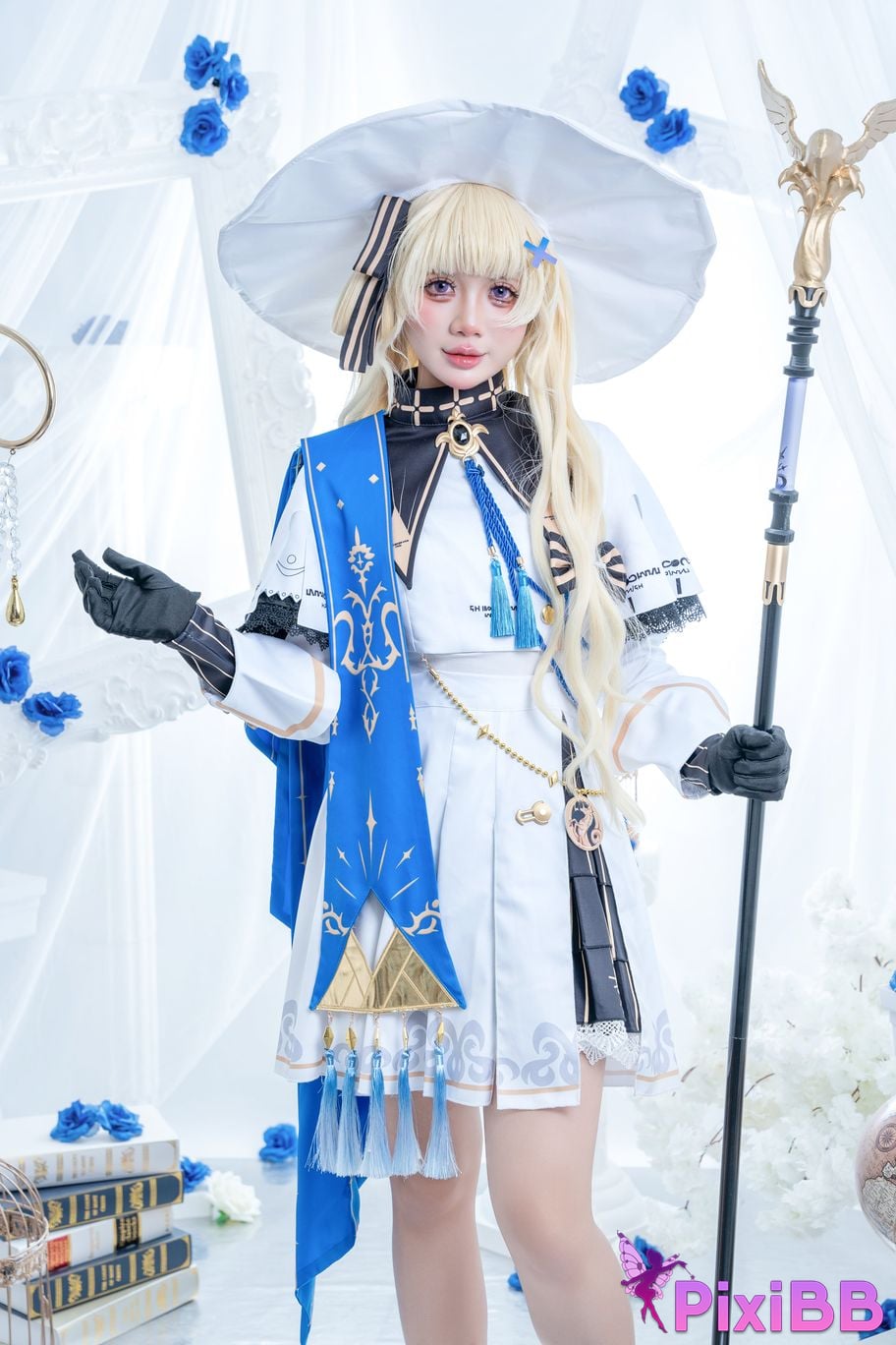 Cosplay PoppaChan Phoebe Wuthering Waves PixiBB.COM 001