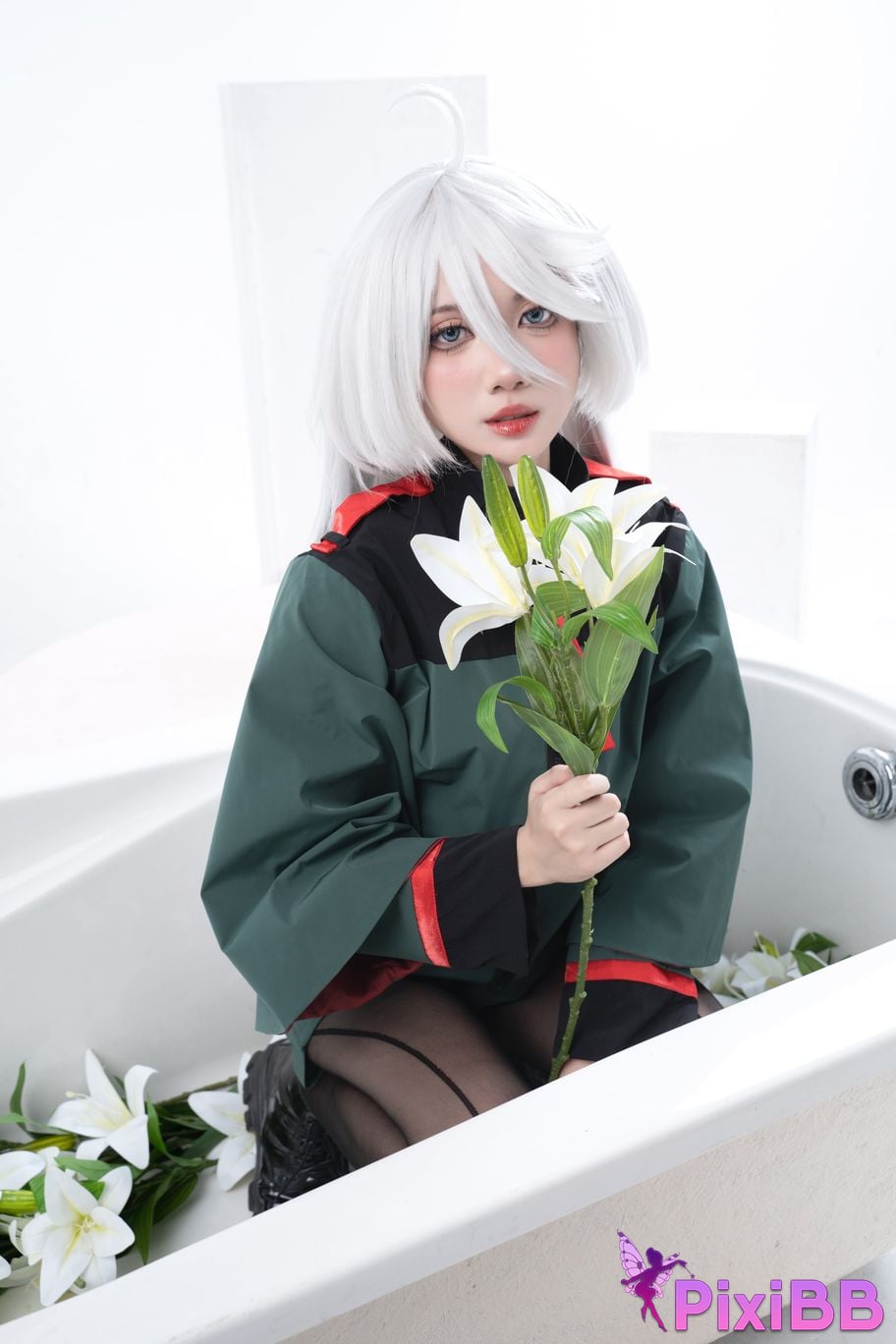 Cosplay PoppaChan Miorine The Gundam PixiBB.COM 001