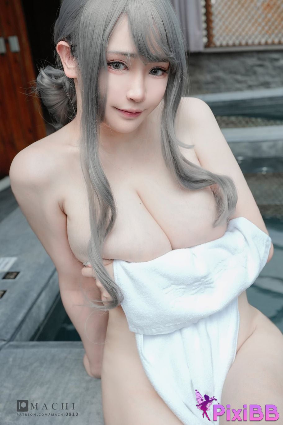 Cosplay Machi Ma Ji Hot Springs PixiBB.COM 019