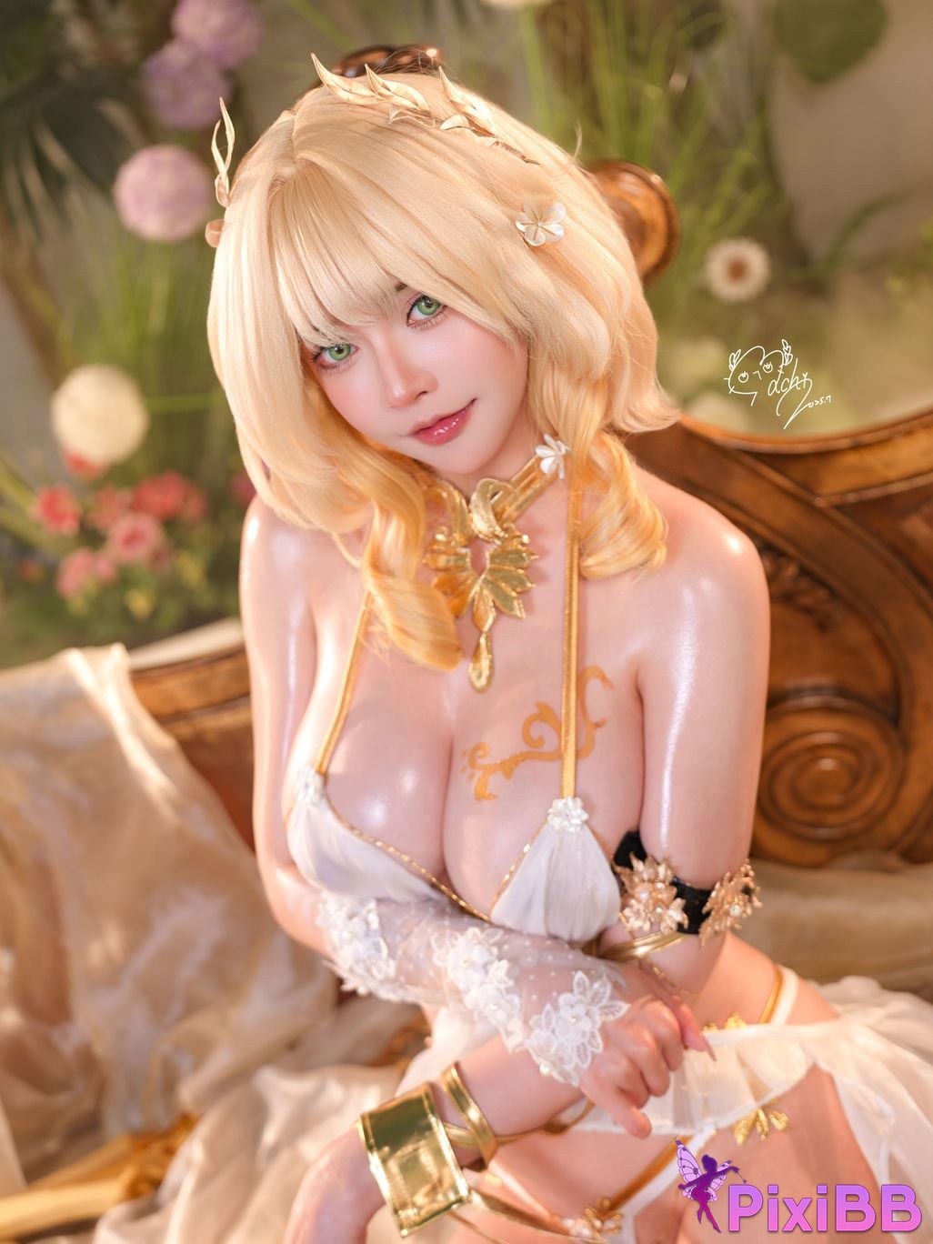 Cosplay Machi Ma Ji H o n k a i I m p c t S r R l d aglaia PixiBB.COM 058