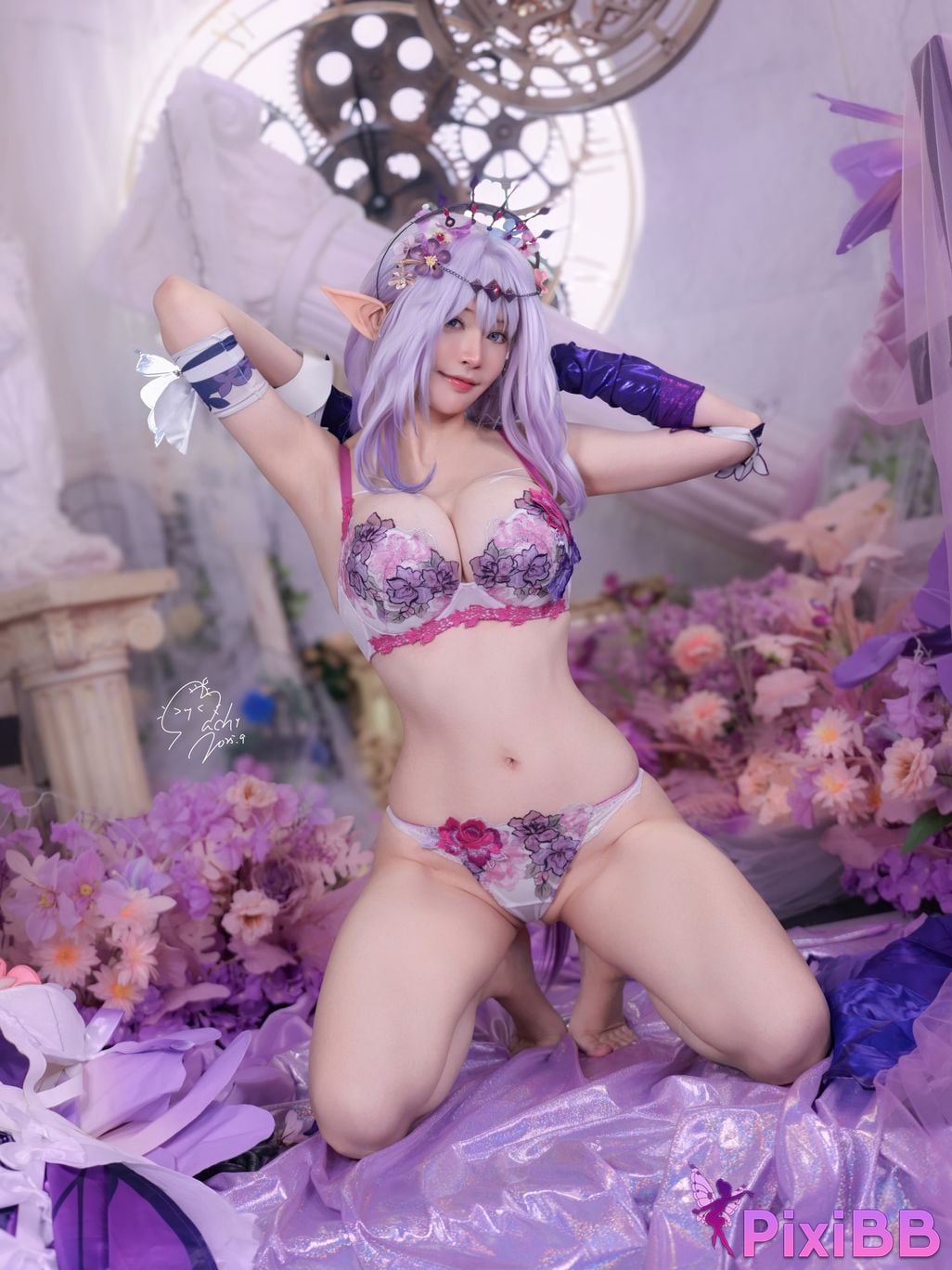 Cosplay Machi Ma Ji beng huai . xing qiong tie dao Underwear for the first place PixiBB.COM 017