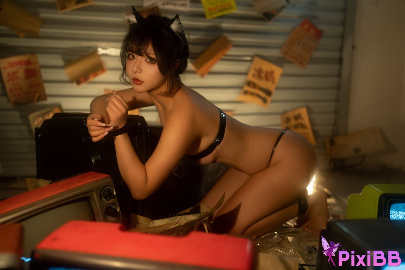 Cosplay yuuhui Yuhui Cat Catching PixiBB.COM 003