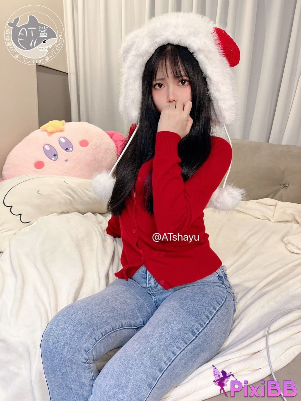 Cosplay AT Shark Christmas Girlfriend PixiBB.COM 023