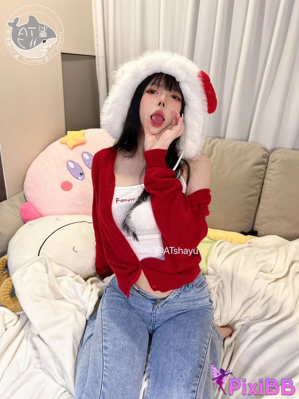 Cosplay AT Shark Christmas Girlfriend PixiBB.COM 051