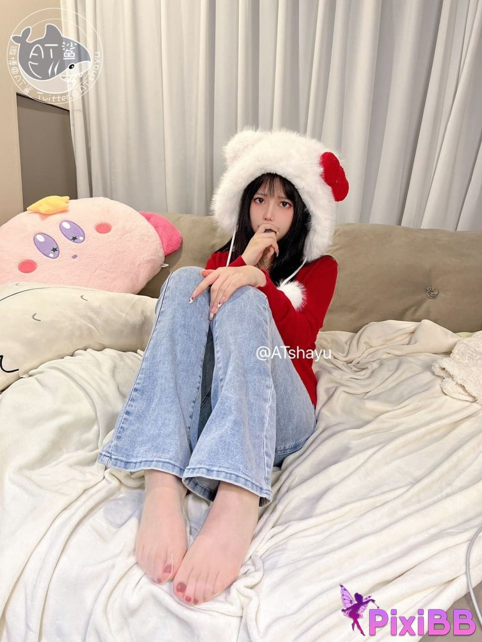 Cosplay AT Shark Christmas Girlfriend PixiBB.COM 056