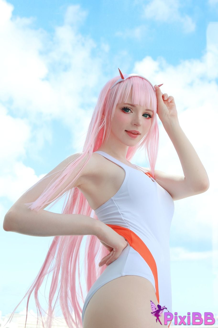 Cosplay Peach milky ZeroTwo PixiBB.COM 023