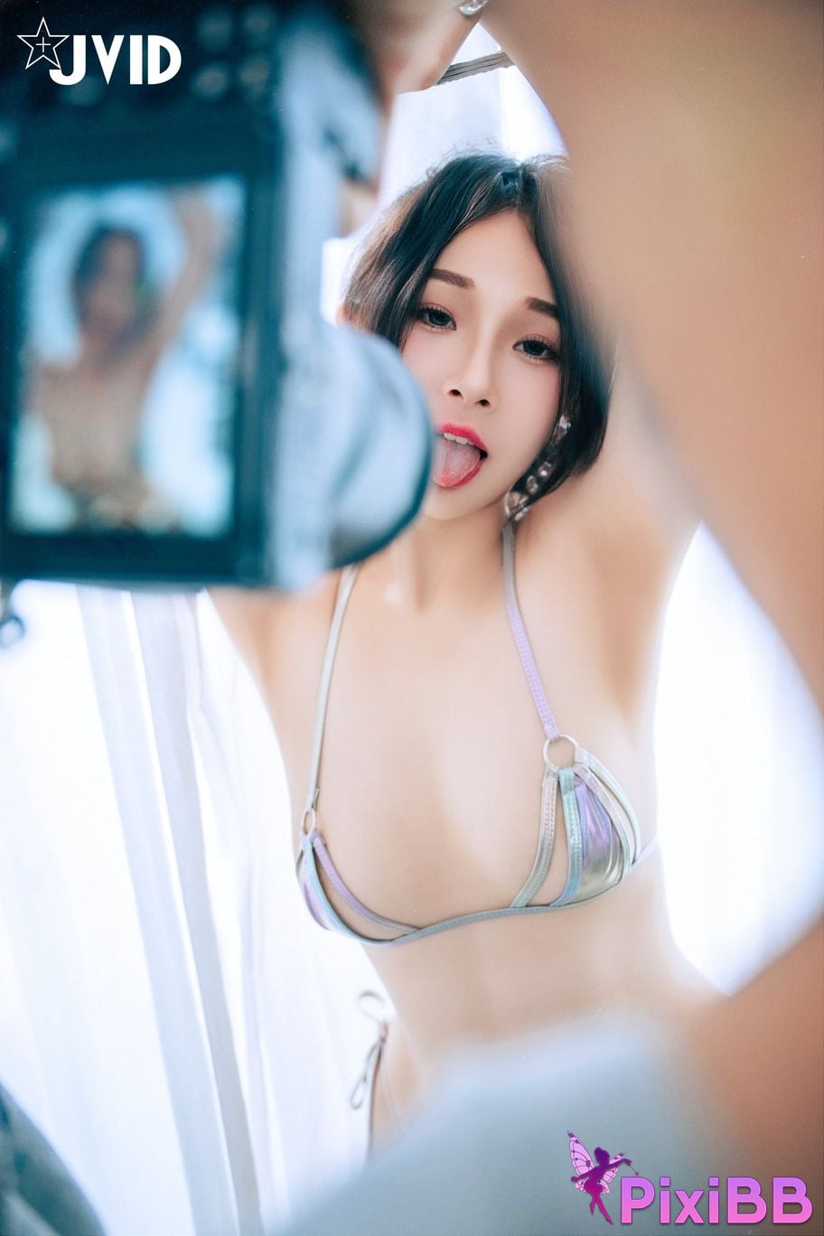 JVID Jamie Juice Can Zao Se Yin Shi noQiang Zhi Qin Fan Jie Mi Bei Kun Bang Zai Chuang Jia Shang Qiang Cha Zui Chuan Jiao Chou Gao Chao Jing Luan Hou Ru Mei Ju Lie Yao Huan 034