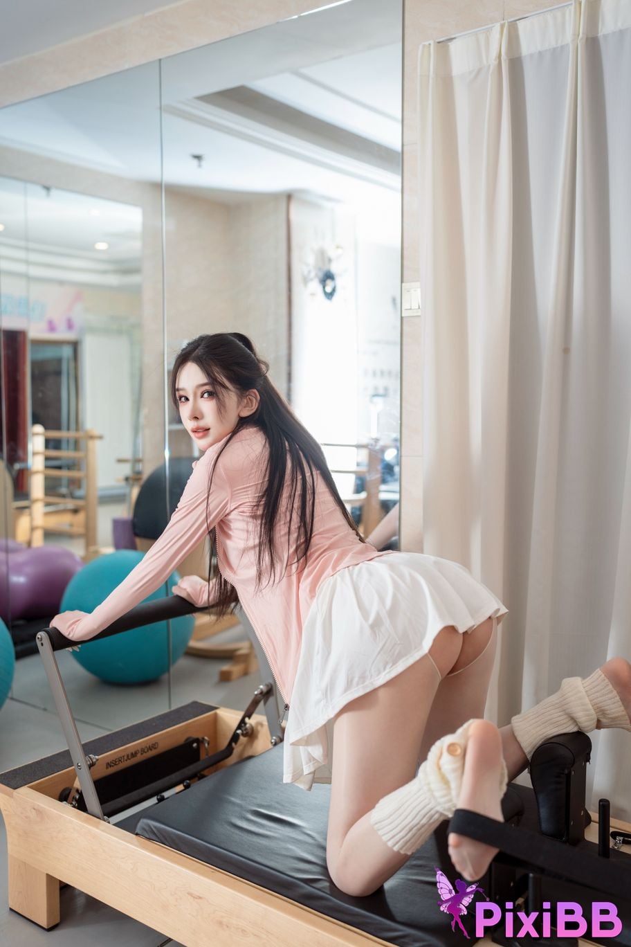 XR Uncensored Li Sha Lisa R18 Xiuren model exposed in the gym PixiBB.COM 034