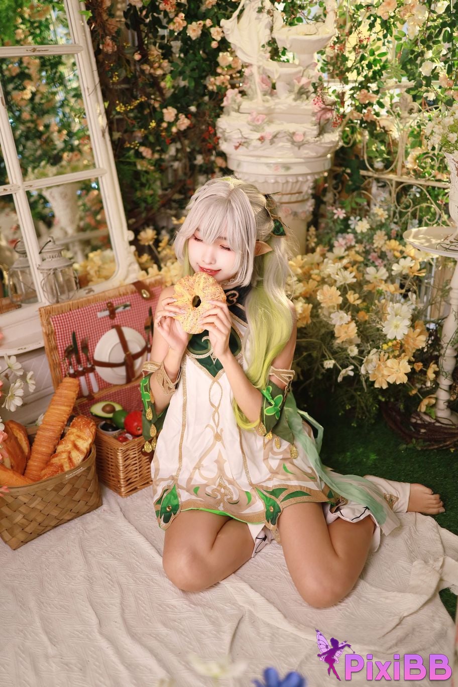 Cosplay Mumu Momo Genshin Nozaiji PixiBB.COM 020