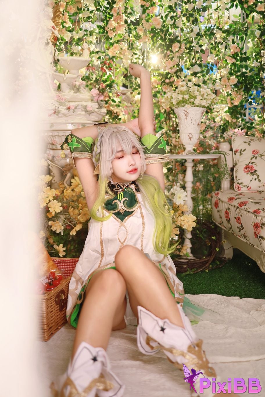 Cosplay Mumu Momo Genshin Nozaiji PixiBB.COM 025