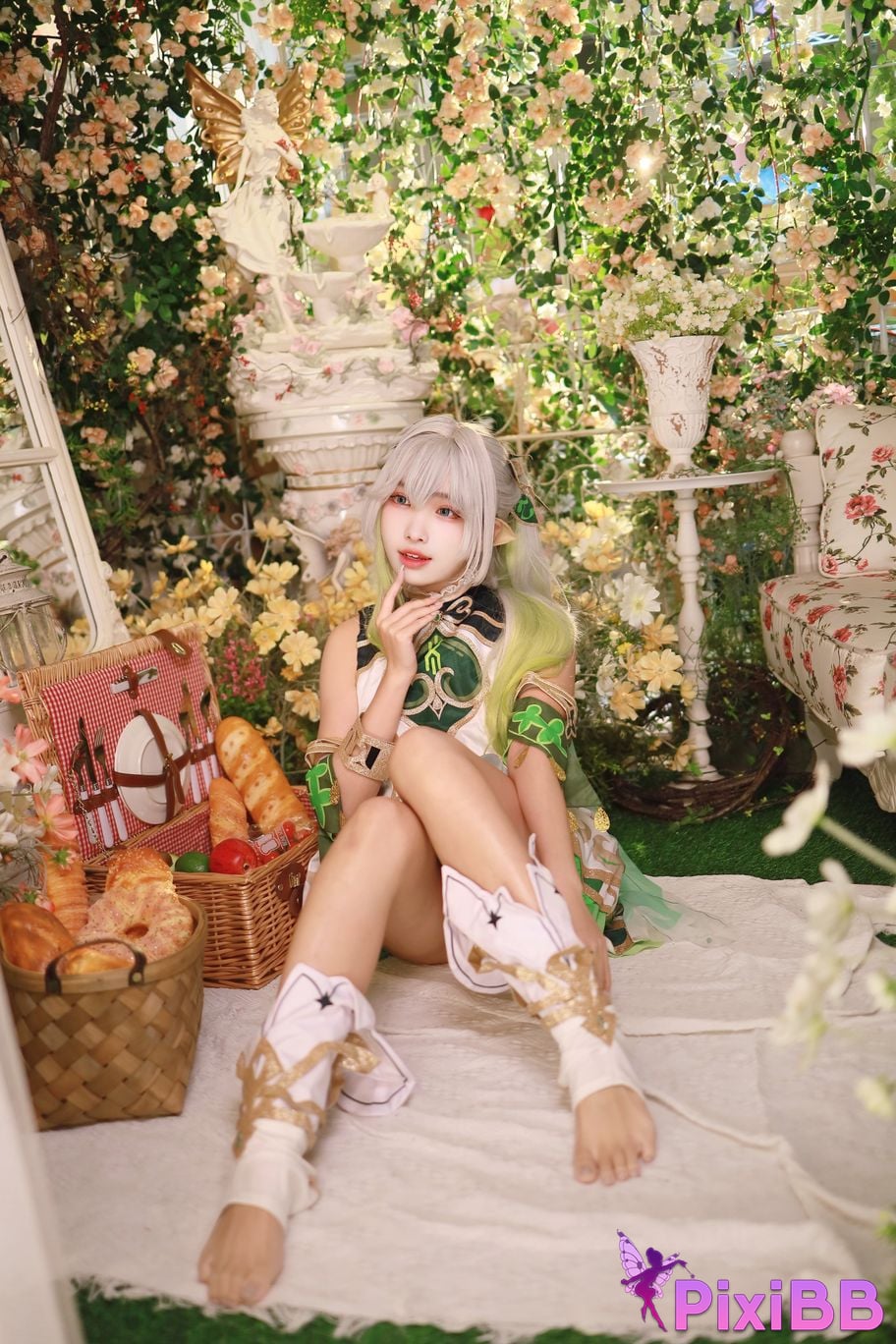 Cosplay Mumu Momo Genshin Nozaiji PixiBB.COM 052