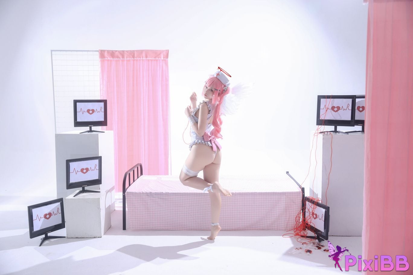 Cosplay G44 will not be injured trainee nurse see love on a moonlit night PixiBB.COM 002