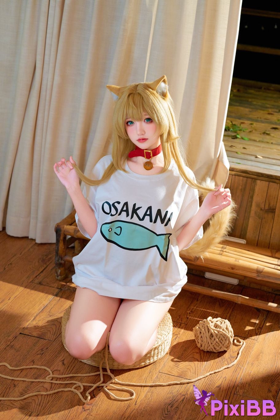 Cosplay Ah Hung kaOri Cat Soybean Powder PixiBB.COM 001