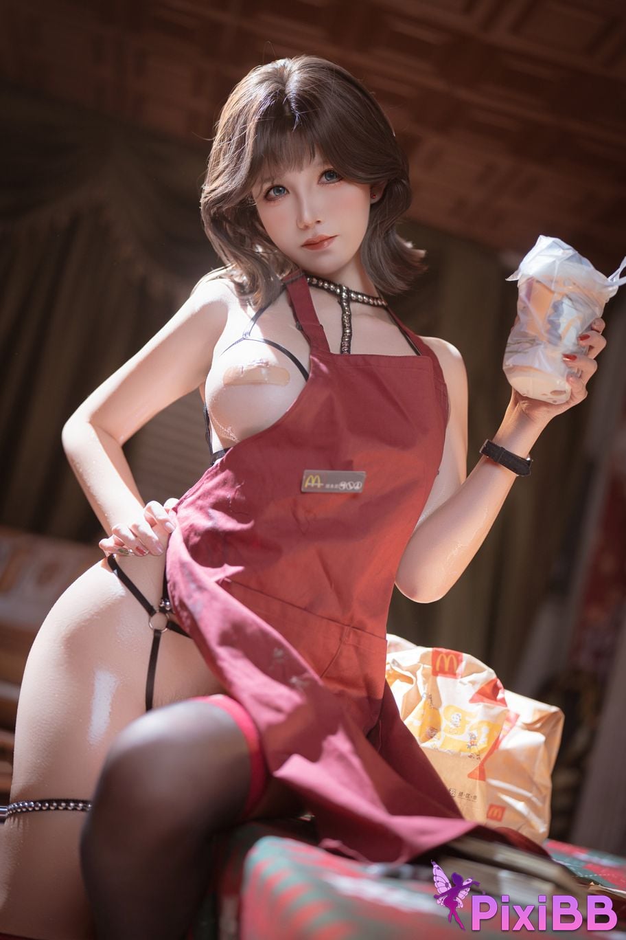 Cosplay Ah Hung kaOri The Secret under the Apron PixiBB.COM 005