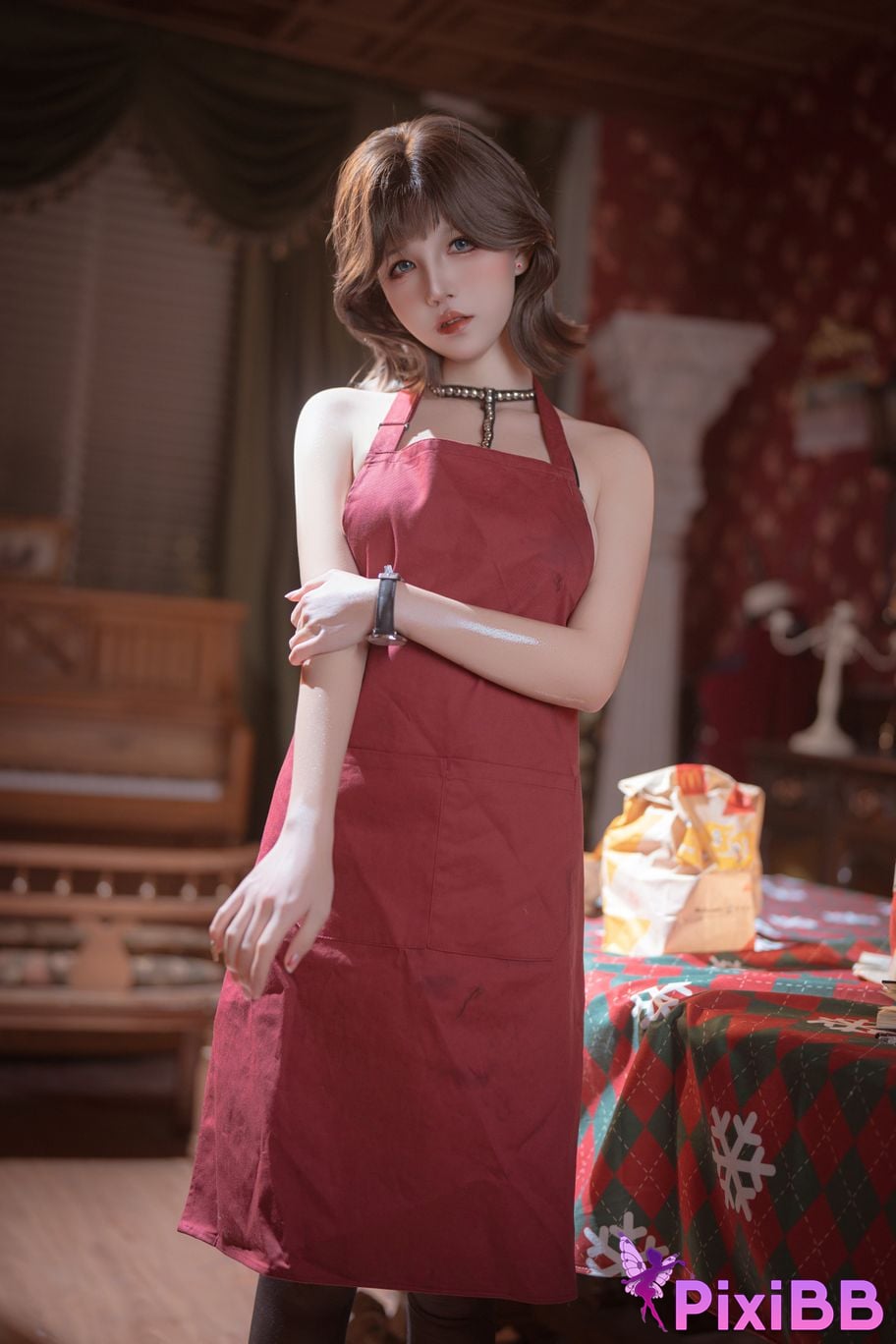 Cosplay Ah Hung kaOri The Secret under the Apron PixiBB.COM 040