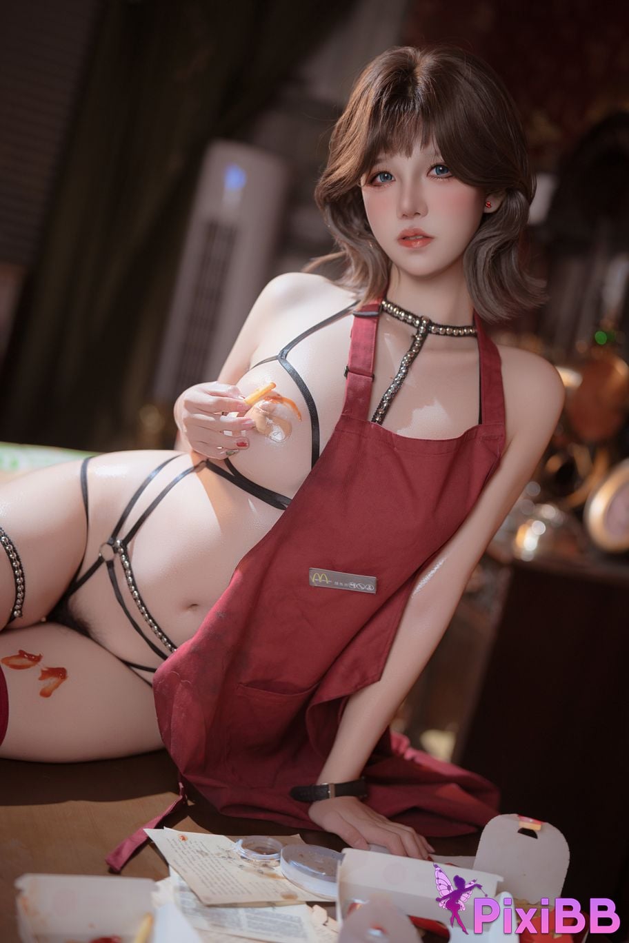 Cosplay Ah Hung kaOri The Secret under the Apron PixiBB.COM 050