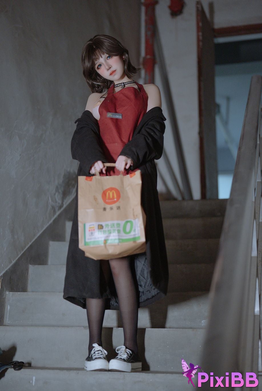 Cosplay Ah Hung kaOri The Secret under the Apron PixiBB.COM 125