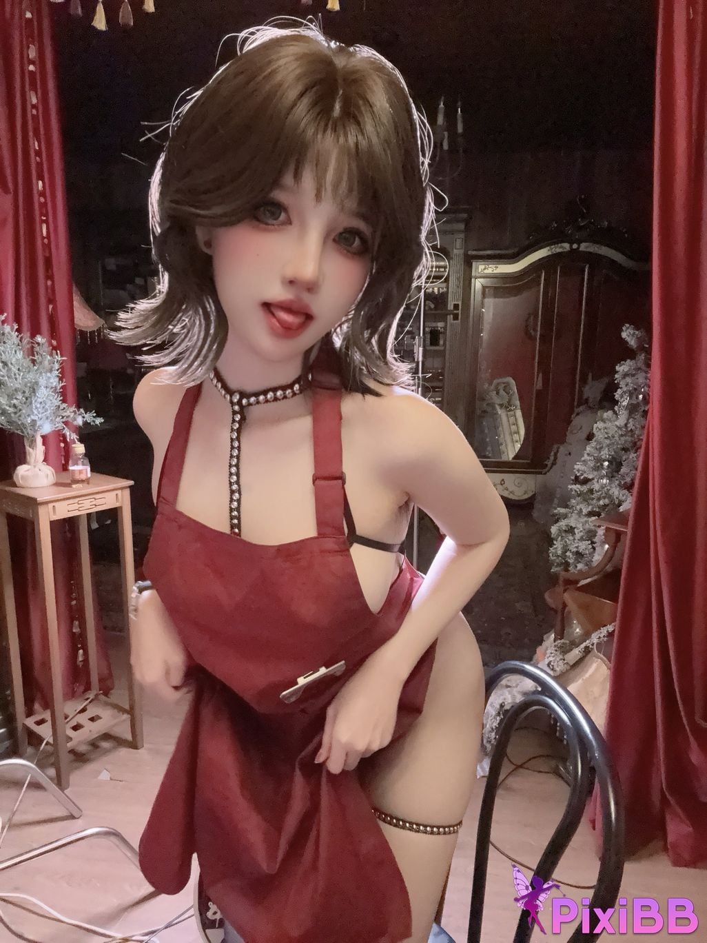 Cosplay Ah Hung kaOri The Secret under the Apron PixiBB.COM 141