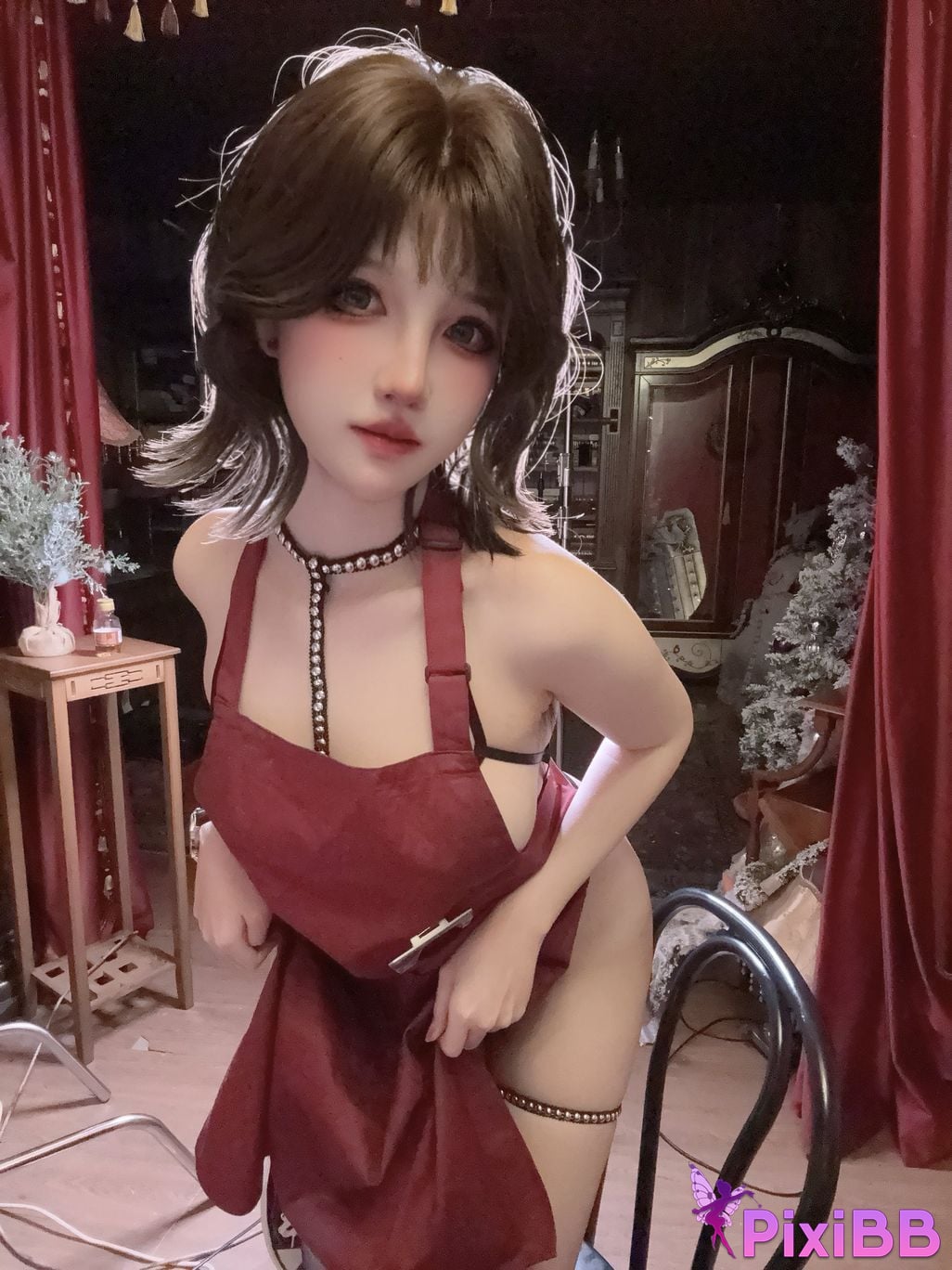 Cosplay Ah Hung kaOri The Secret under the Apron PixiBB.COM 142