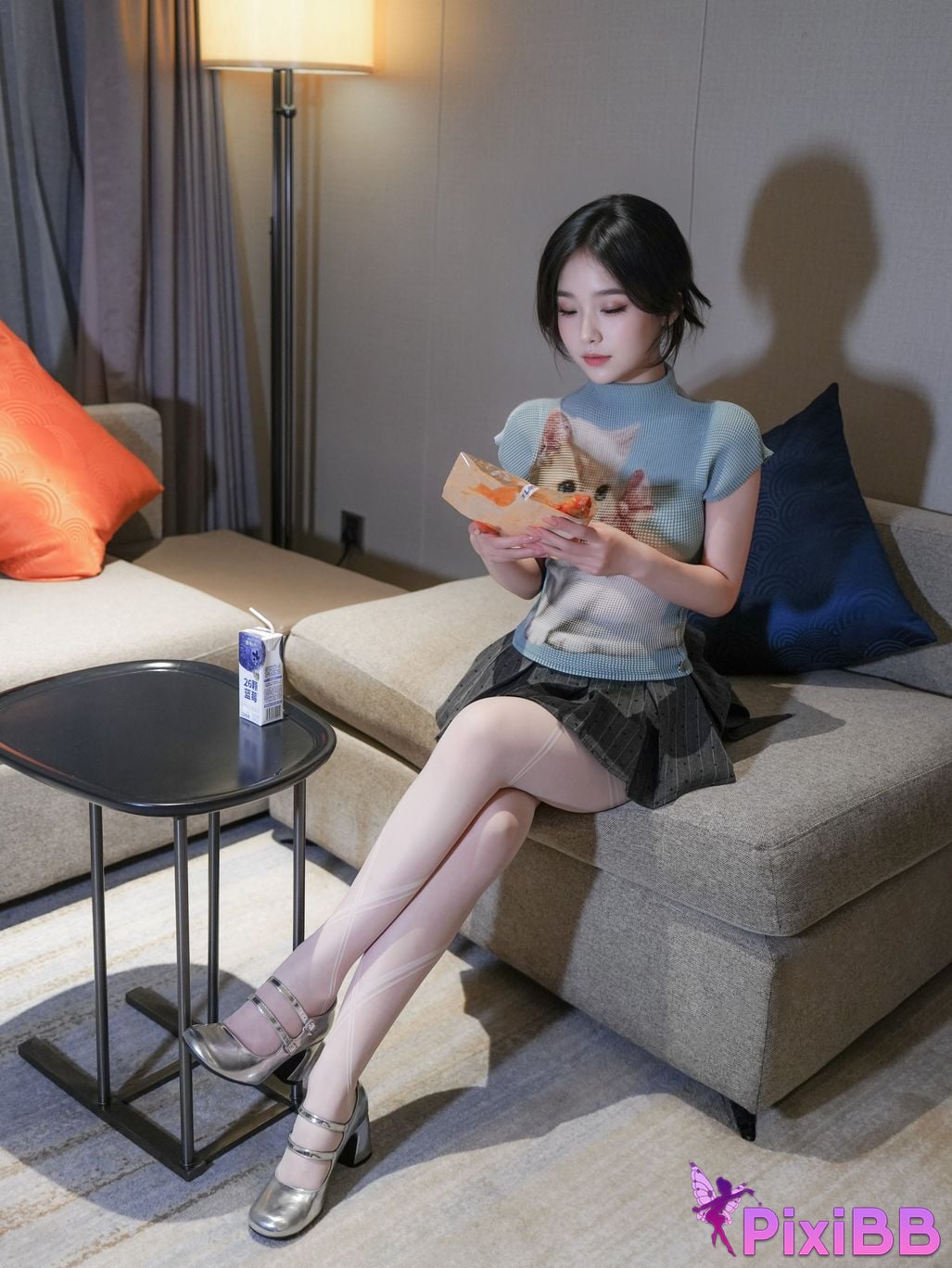 XR Uncensored Juice R18 XIUREN model girl who loves to eat chicken legs PixiBB.COM 078