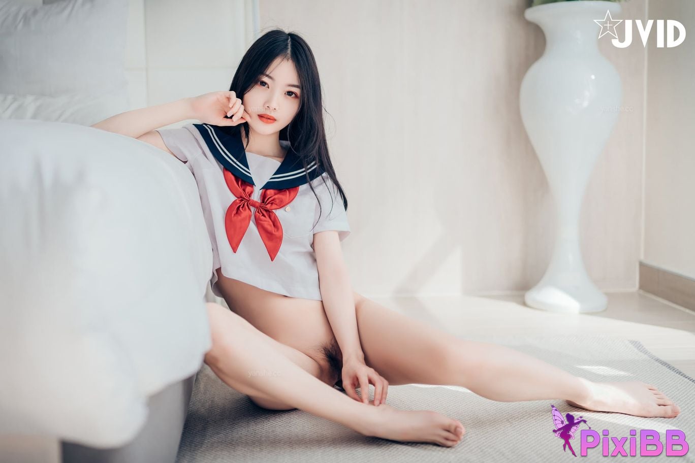 JVID Min Qi Miki Bi Sai Xian Ding Chi Du Quan Luo Wu Ma Da Tu Po Yu Jing Xia Jia PixiBB.COM 026