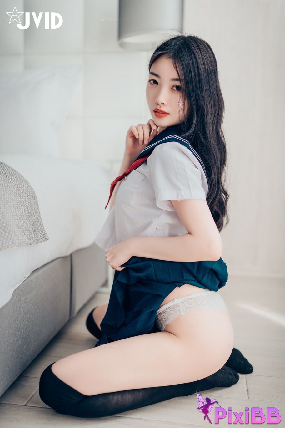 JVID Min Qi Miki Bi Sai Xian Ding Chi Du Quan Luo Wu Ma Da Tu Po Yu Jing Xia Jia PixiBB.COM 058