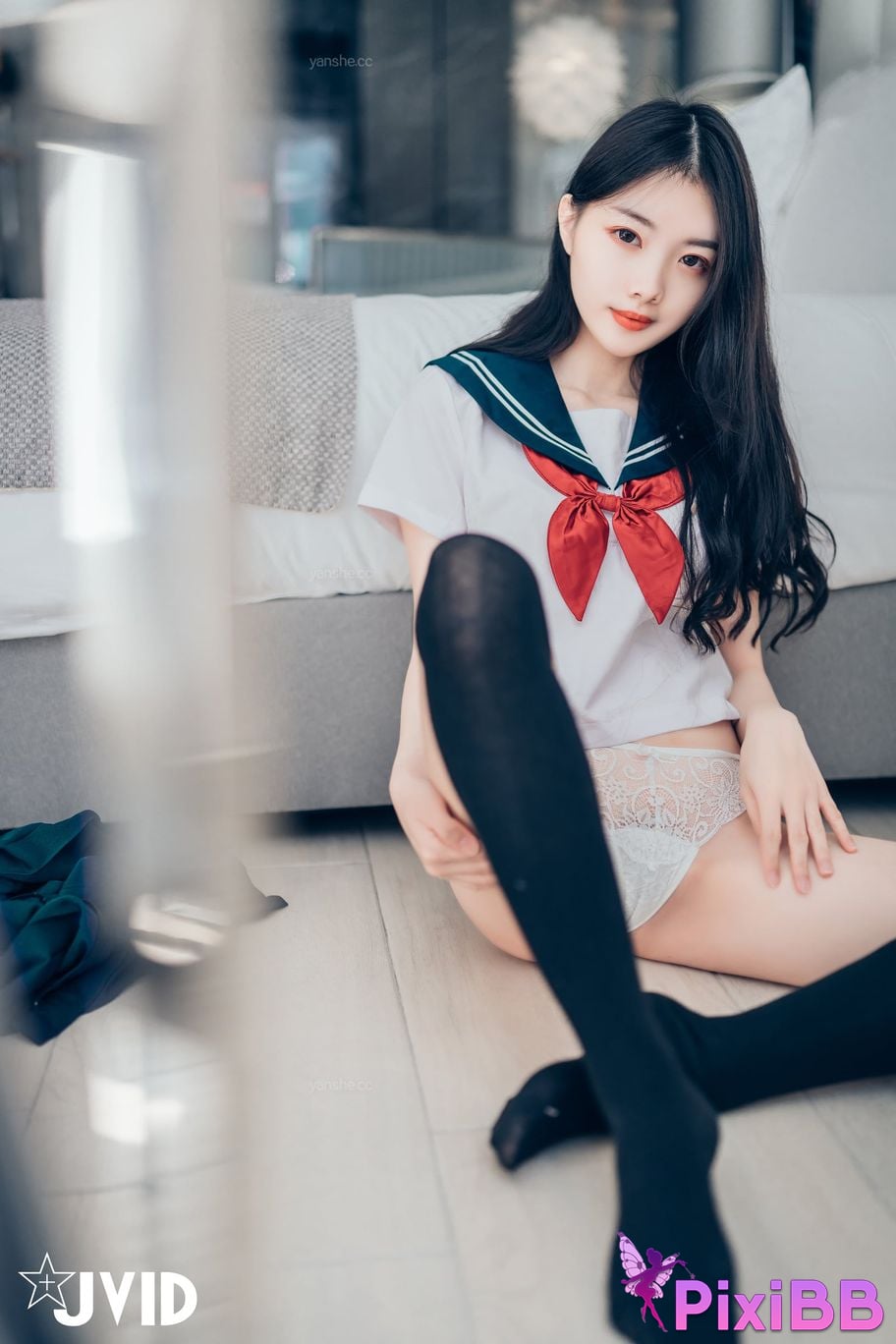 JVID Min Qi Miki Bi Sai Xian Ding Chi Du Quan Luo Wu Ma Da Tu Po Yu Jing Xia Jia PixiBB.COM 073