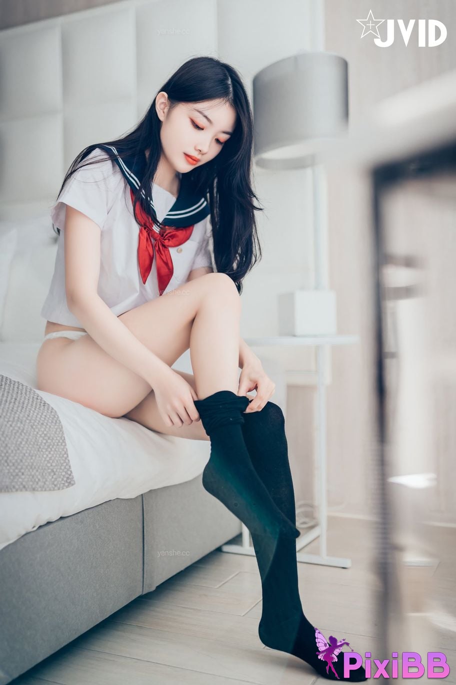 JVID Min Qi Miki Bi Sai Xian Ding Chi Du Quan Luo Wu Ma Da Tu Po Yu Jing Xia Jia PixiBB.COM 077