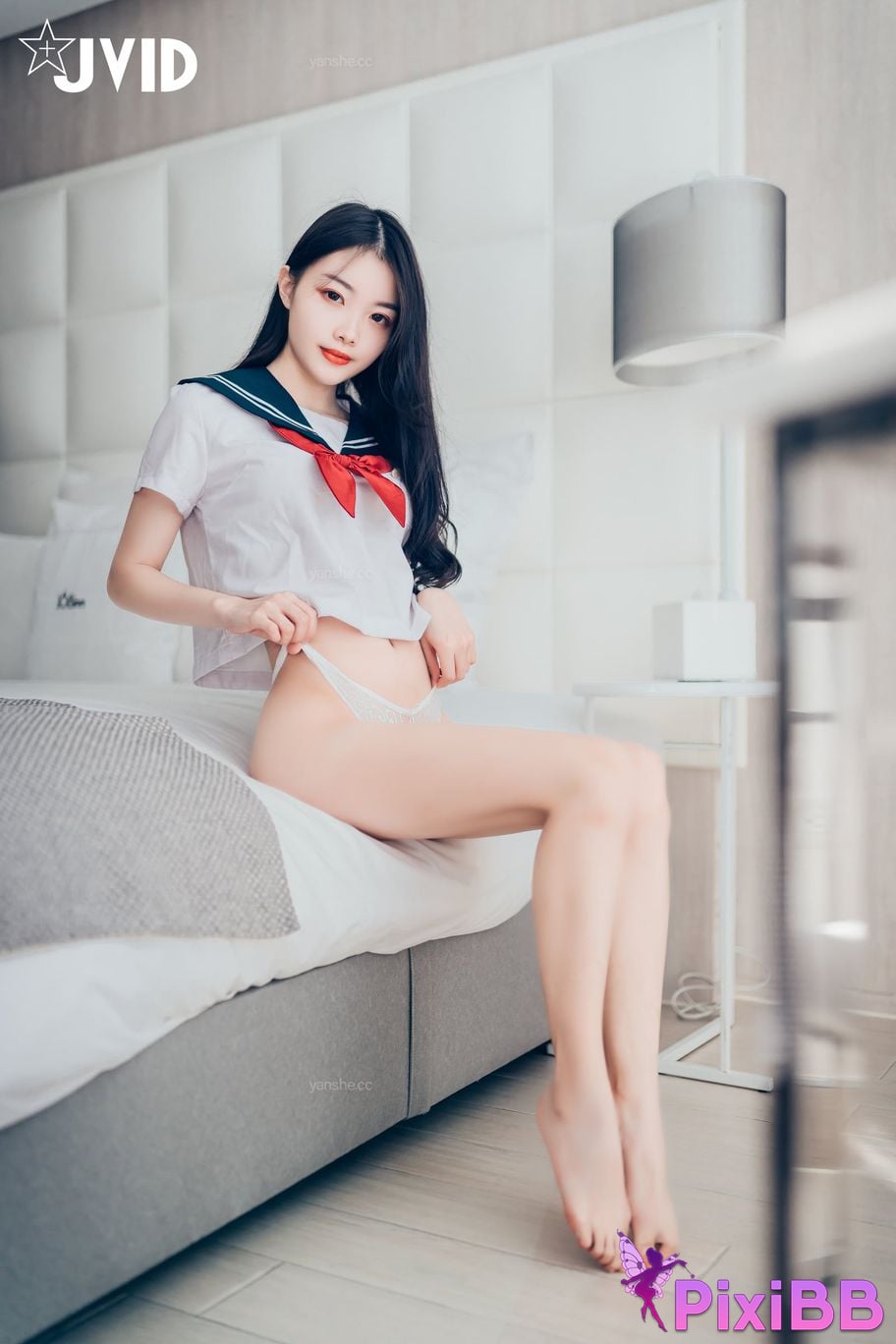 JVID Min Qi Miki Bi Sai Xian Ding Chi Du Quan Luo Wu Ma Da Tu Po Yu Jing Xia Jia PixiBB.COM 079