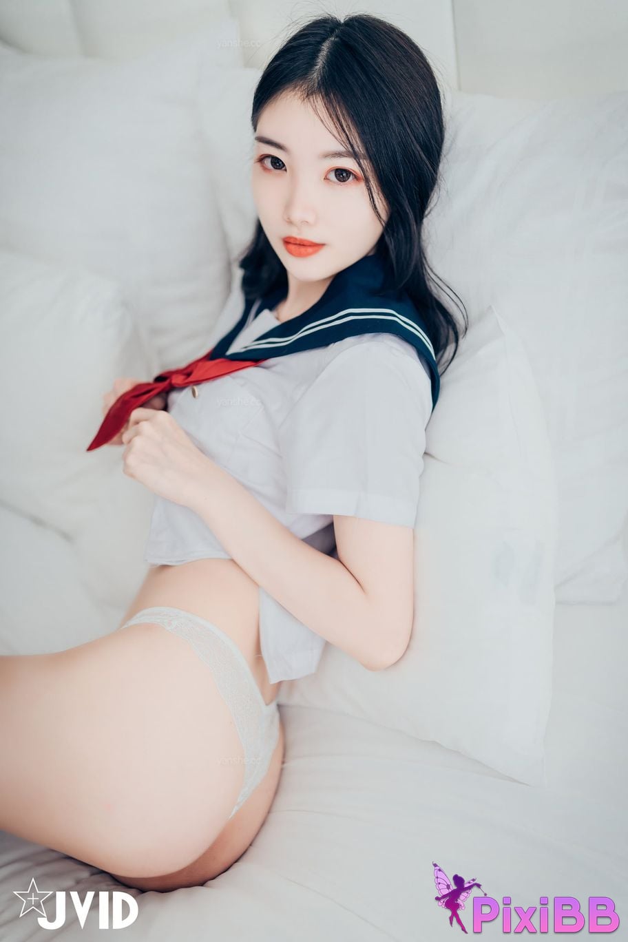 JVID Min Qi Miki Bi Sai Xian Ding Chi Du Quan Luo Wu Ma Da Tu Po Yu Jing Xia Jia PixiBB.COM 084