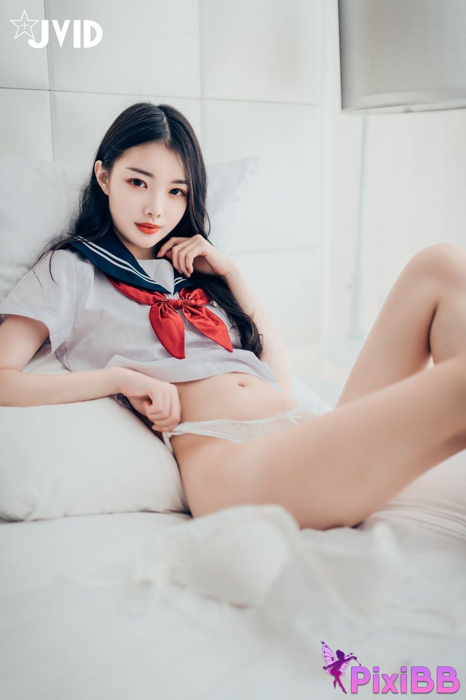 JVID Min Qi Miki Bi Sai Xian Ding Chi Du Quan Luo Wu Ma Da Tu Po Yu Jing Xia Jia PixiBB.COM 086