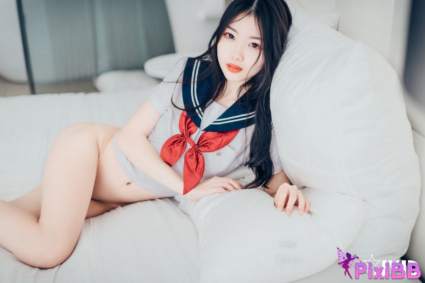 JVID Min Qi Miki Bi Sai Xian Ding Chi Du Quan Luo Wu Ma Da Tu Po Yu Jing Xia Jia PixiBB.COM 098