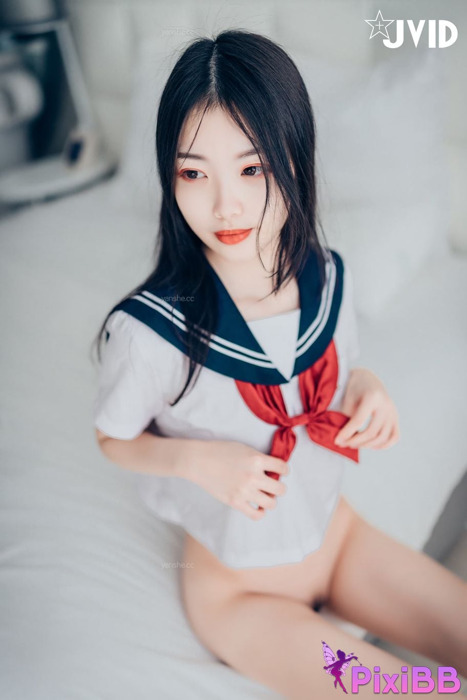 JVID Min Qi Miki Bi Sai Xian Ding Chi Du Quan Luo Wu Ma Da Tu Po Yu Jing Xia Jia PixiBB.COM 100