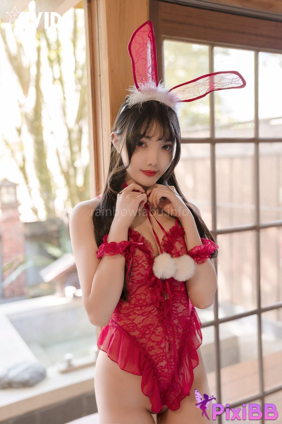 JVID Min Qi Miki mao xi shao nv wo de zhuan shu fu wu Chong Man Run Hua Ye Ji Zhi Diao Jiao De Luo Tang Lu PixiBB.COM 071