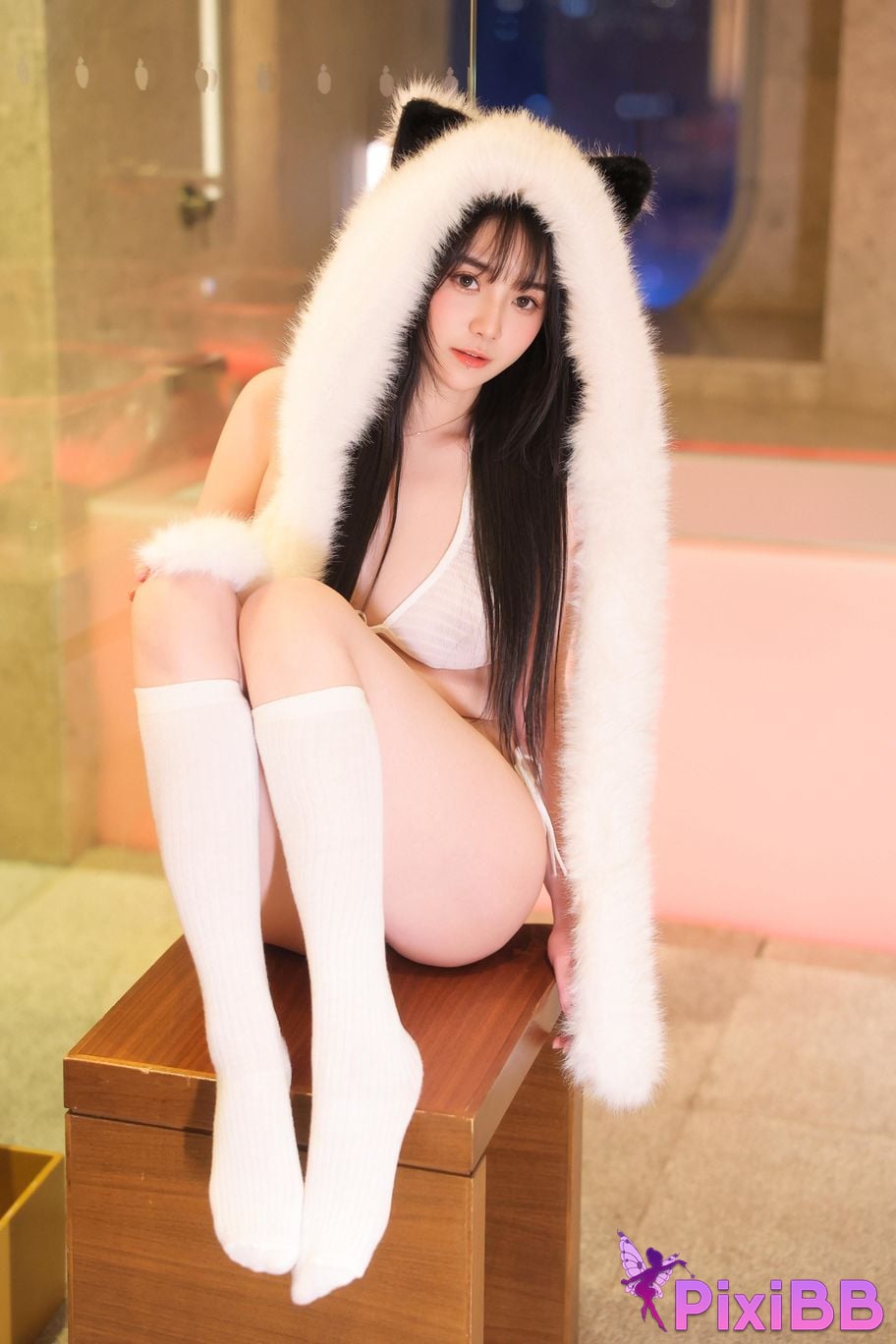 XR Uncensored Soft Love R18 Xiuren.com Model White Kitten PixiBB.COM 073