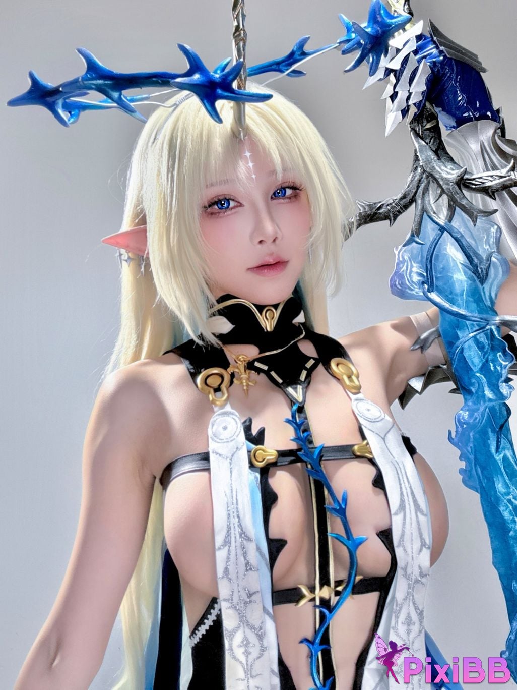 Cosplay Shui Miao Aqua Xiadie Fuludlis Selfie PixiBB.COM 022