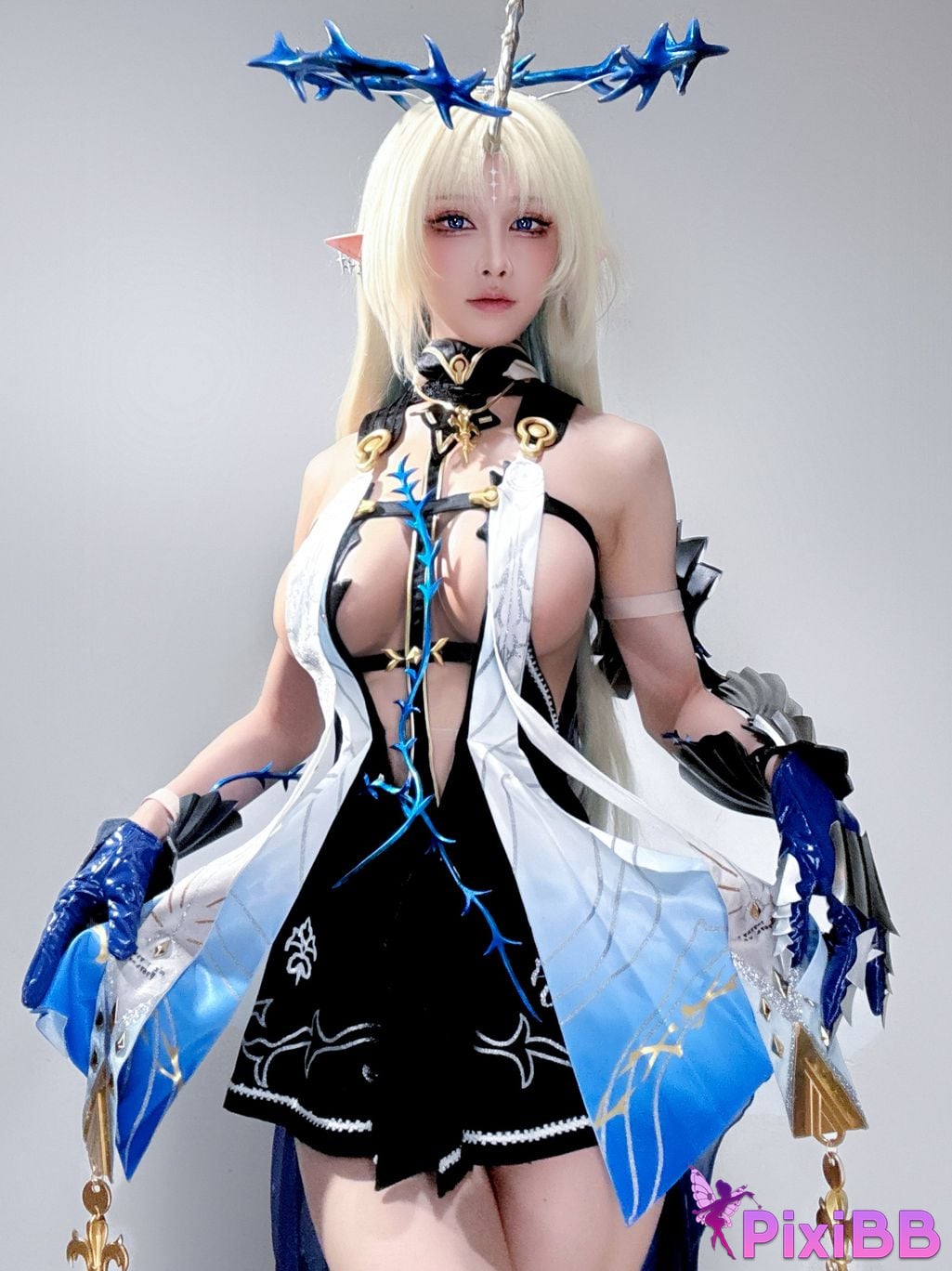 Cosplay Shui Miao Aqua Xiadie Fuludlis Selfie PixiBB.COM 023