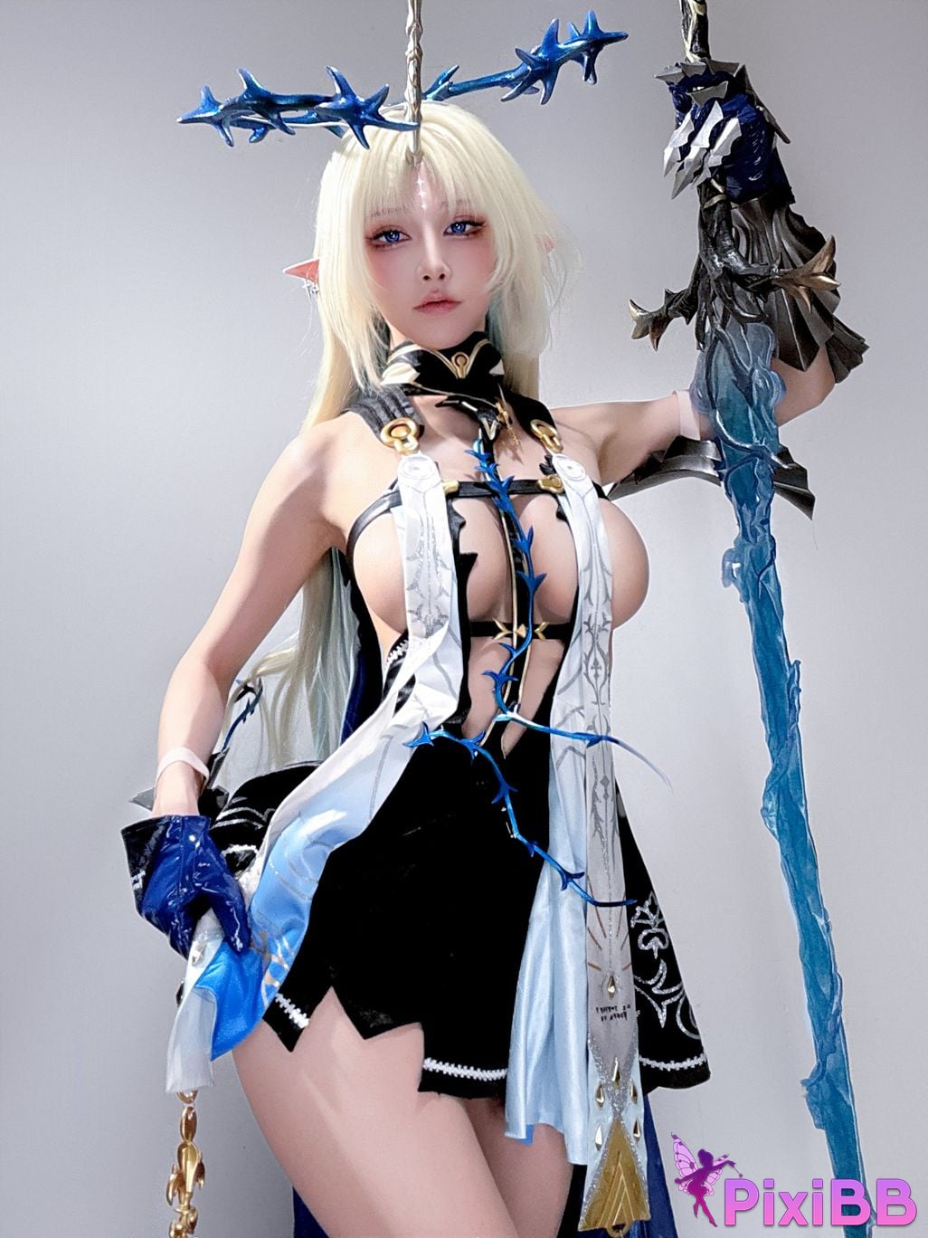 Cosplay Shui Miao Aqua Xiadie Fuludlis Selfie PixiBB.COM 045