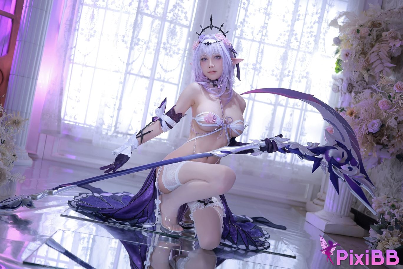 Cosplay Shui Miao Aqua Xiadie PixiBB.COM 003