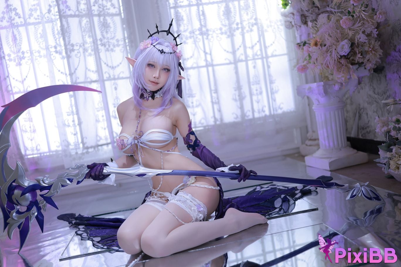 Cosplay Shui Miao Aqua Xiadie PixiBB.COM 006