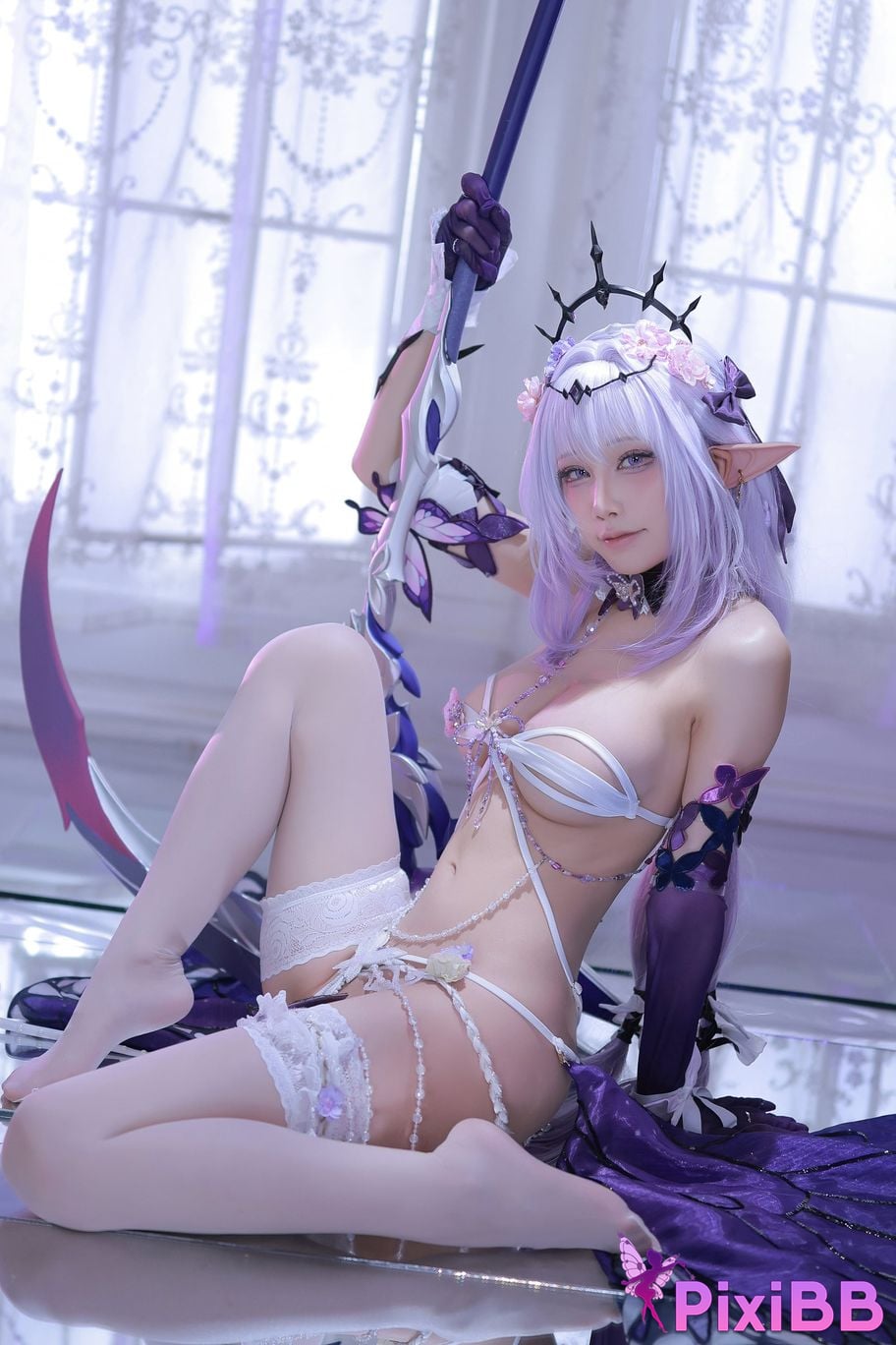 Cosplay Shui Miao Aqua Xiadie PixiBB.COM 007